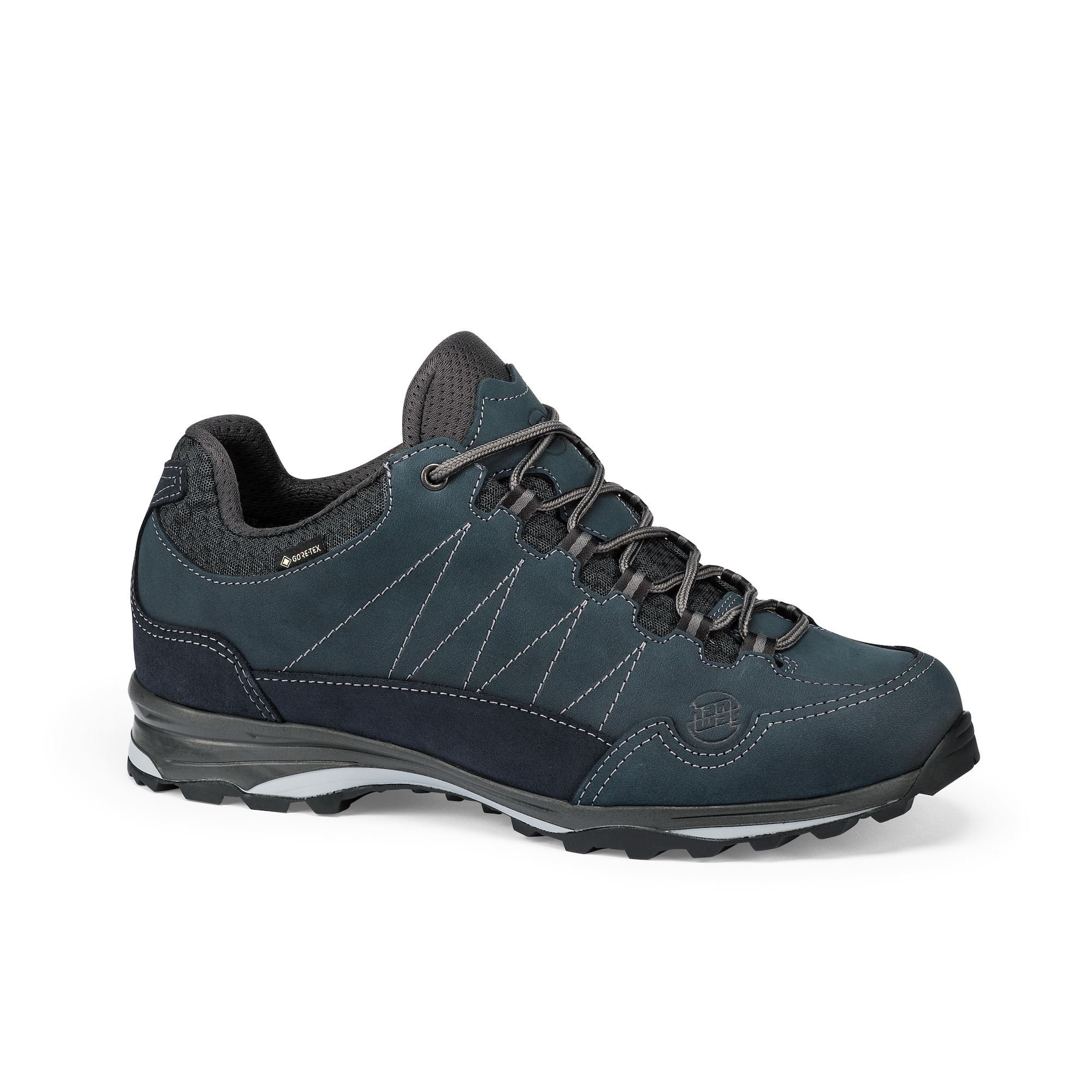 Hanwag Men's Robin Light GTX Hiking Shoes Maroon/Navy HYEQD5438